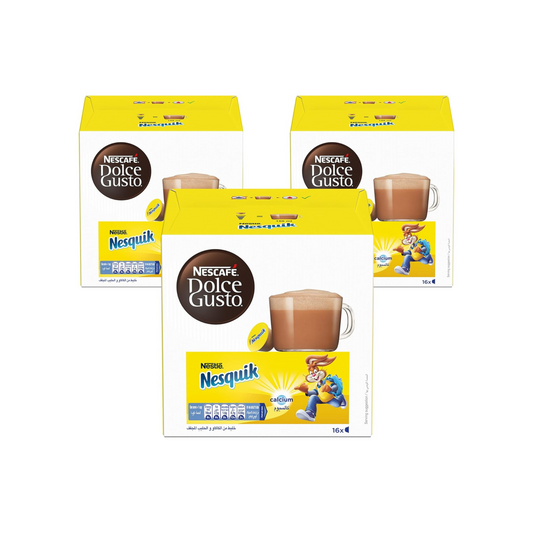 Nescafe Dolce Gusto Nesquik Coffee Pods, 16 Capsules pack of 3